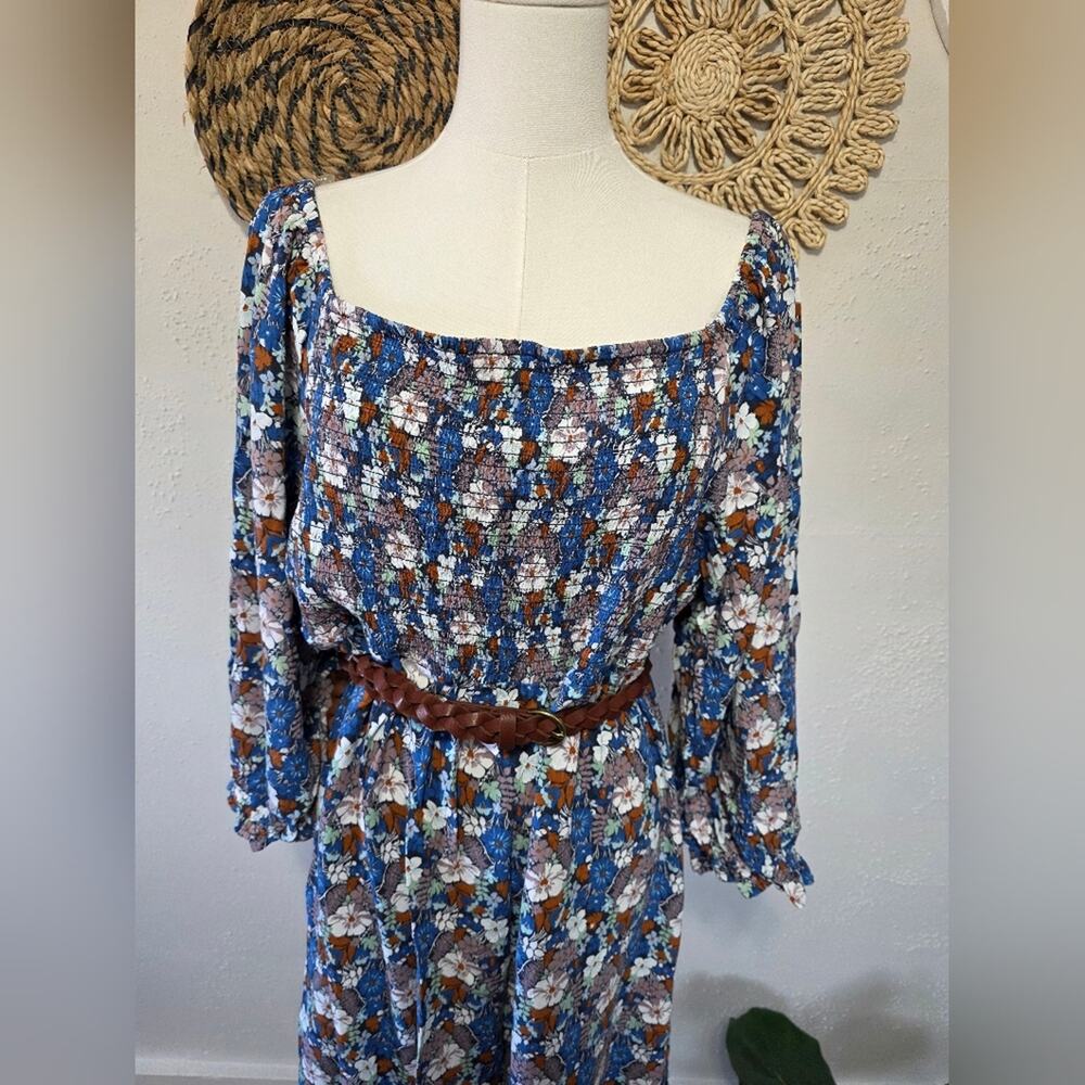 Target Braided Non Leather Brown Belt Womens L Casual Equestrian Vegan